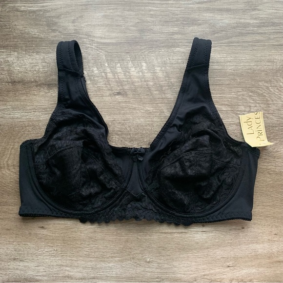Lady Princess Underwired Floral Lace Full Coverage Bra - Picture 1 of 10